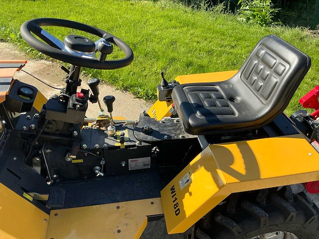 Yarmax 195fc - 2025 - wi18d 18hp met aardaplrooier - minitractor - afbeelding 5 van  25