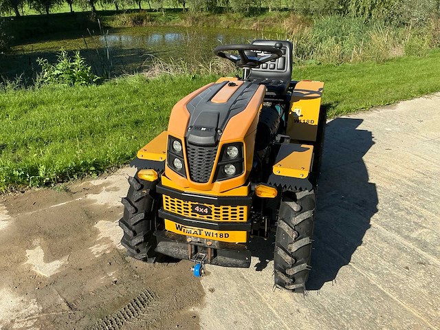 Yarmax 195fc - 2025 - wi18d 18hp met ploeg - minitractor - afbeelding 25 van  26