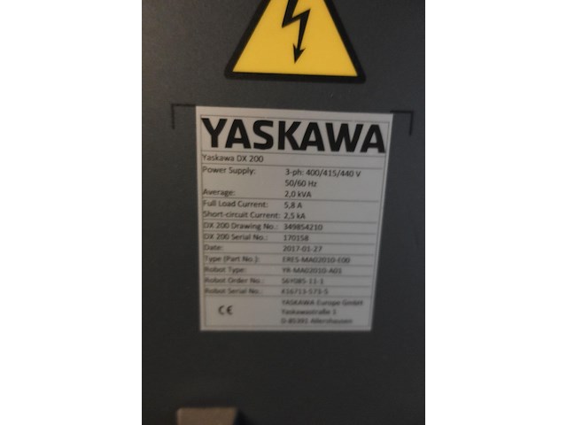 Yaskawa lasrobot met afzuiging - afbeelding 3 van  35