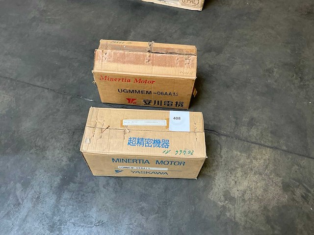 Yaskawa / minertia motor ugmmem-06aa1s elektromotor (2x) - afbeelding 1 van  7
