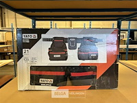 Yato gereedschapstas met kruk - zwart - rood