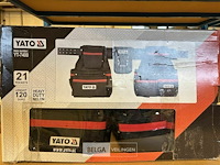 Yato gereedschapstas met kruk - zwart - rood - afbeelding 2 van  4