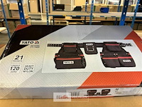 Yato gereedschapstas met kruk - zwart - rood - afbeelding 4 van  4