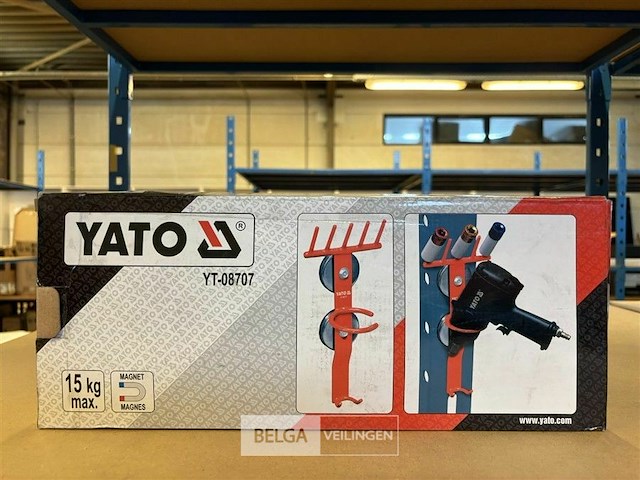 Yato houder voor gereedschap - 40 cm - max. belasting: 15 kg - magnetisch - afbeelding 1 van  3