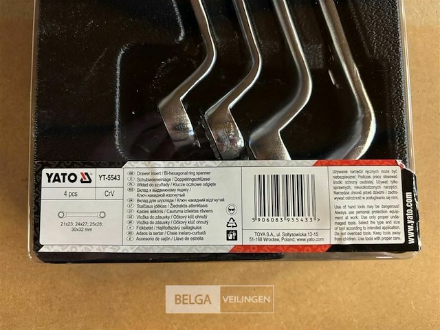 Yato inleg met ringsleutels - afbeelding 4 van  4
