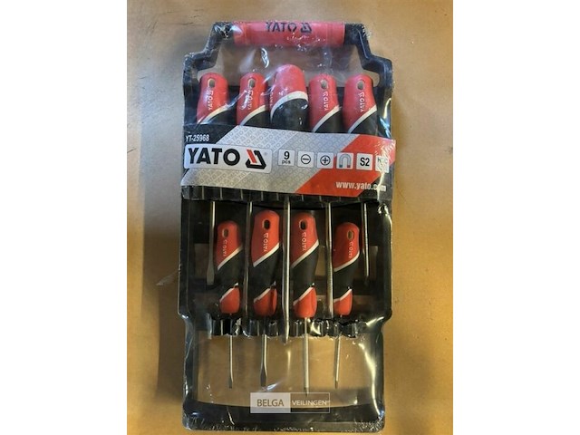 Yato schroevendraaierset - 9-delig - afbeelding 1 van  2