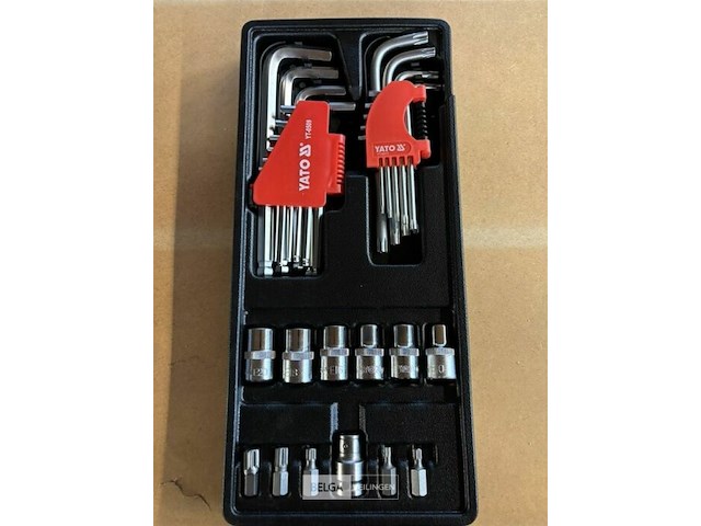 Yato torx set - 31-delig - chrome vanadium staal - afbeelding 1 van  4