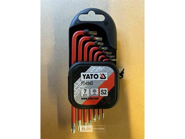 Yato torx stiftsleutelset - 7-delig - met gereedschapshouder - afbeelding 2 van  3