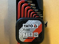 Yato torx stiftsleutelset - 7-delig - met gereedschapshouder - afbeelding 2 van  3