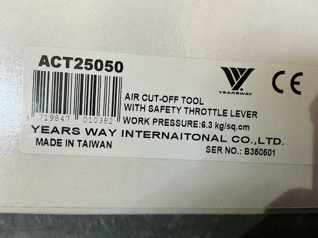 Yearsway pneumatische percisieslijper - afbeelding 2 van  2