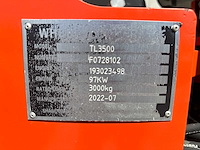 Yeejoa - 2022 - tl3500 - telescoop wiellader - afbeelding 41 van  42