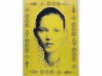 Yellow kate moss decoratieve print - afbeelding 1 van  2