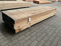 Yellow poplar balken 105 mm ca. 1 m³ - afbeelding 1 van  5