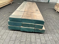 Yellow poplar balken 105 mm ca. 1 m³ - afbeelding 2 van  5