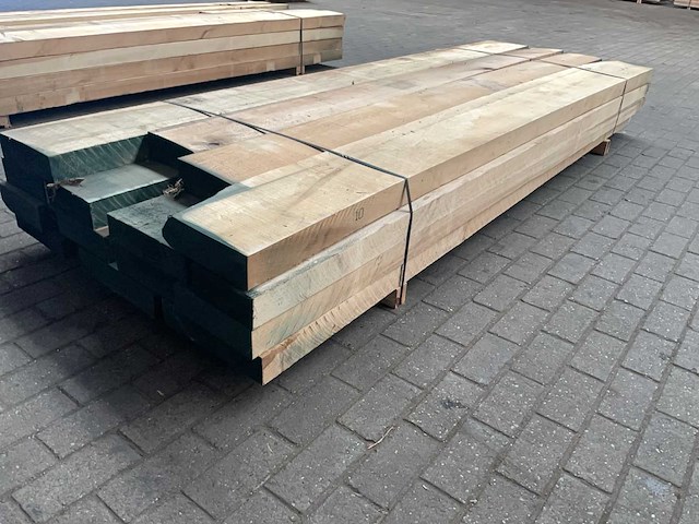 Yellow poplar balken 80 mm ca. 0,9 m³ - afbeelding 5 van  5