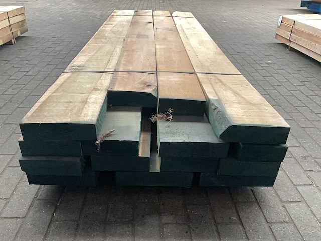 Yellow poplar balken 80 mm ca. 0,9 m³ - afbeelding 2 van  5