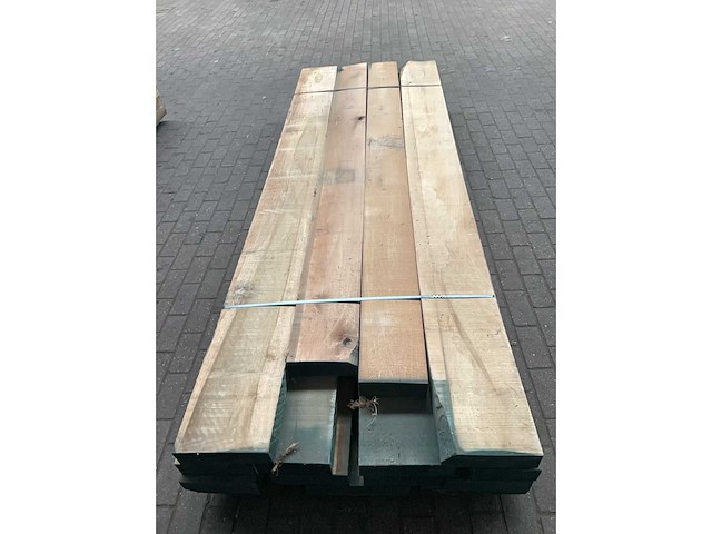 Yellow poplar balken 80 mm ca. 0,9 m³ - afbeelding 3 van  5