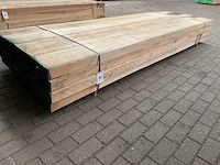 Yellow poplar balken 80 mm ca. 0,9 m³ - afbeelding 1 van  5