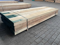 Yellow poplar balken 80 mm ca. 0,9 m³ - afbeelding 2 van  5