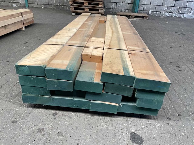 Yellow poplar balken 80 mm ca. 0,9 m³ - afbeelding 5 van  5