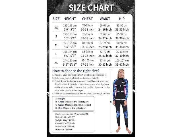 Yikayin wetsuit (medium) - afbeelding 4 van  4