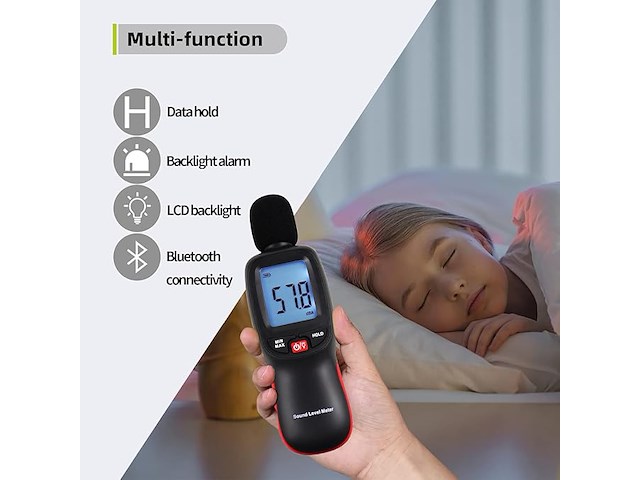 Yiko geluidsniveaumeter - afbeelding 2 van  4