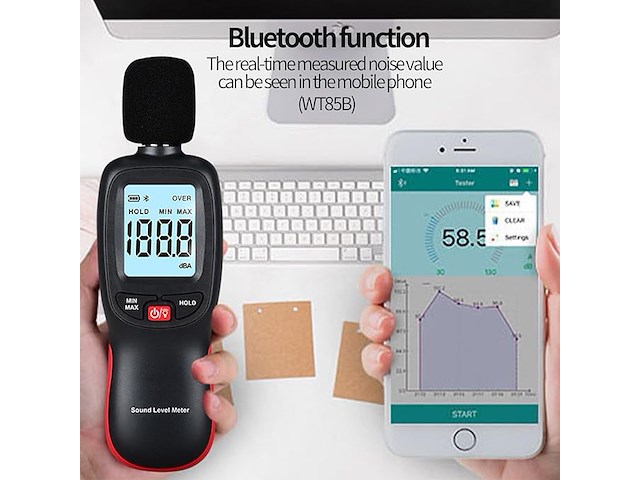 Yiko geluidsniveaumeter - afbeelding 4 van  4