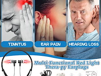 Yizemay rood licht therapieën oordopjes - afbeelding 3 van  5