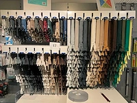 Ykk ritsen en ophangsysteem (circa 1000 stuks)