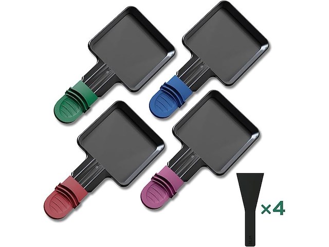 Yoassi mini-raclette-pannen (4 stuks) - afbeelding 1 van  2