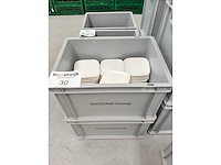 Yong - bordje - porselein: bordje vierkant yong (200x)