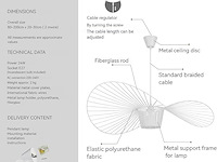 Yoniisea vintage hanglamp - afbeelding 4 van  4