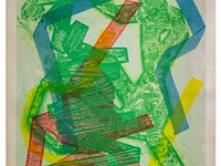 Yorgos sapountzis (1976), 'akt in schleifen', 2014, n° 119/150, risograph 29.5 x 21 cm. (11.60 x 8.26 in.) - afbeelding 2 van  4