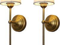 Yosoan wandlamp met stoffen kap - afbeelding 2 van  2