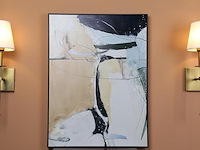 Yosoan wandlamp stoffen kap - afbeelding 2 van  4