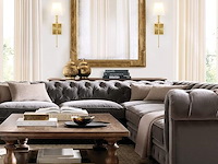 Yosoan wandlamp stoffen kap - afbeelding 4 van  4