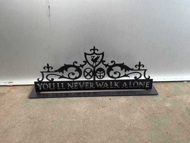 You ll never walk alone poederlak plaatstalen logo’s - afbeelding 1 van  1