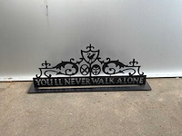 You ll never walk alone poederlak plaatstalen logo’s - afbeelding 1 van  1