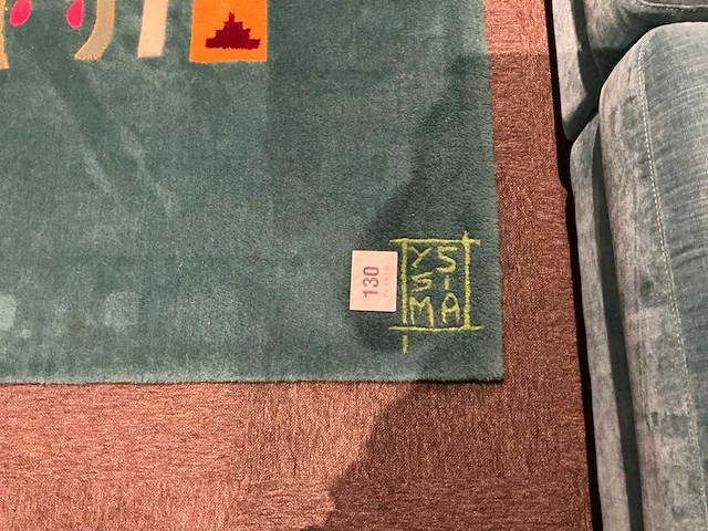 Yssima by mini ferrucci hangdemaakt designtapijt - afbeelding 3 van  5