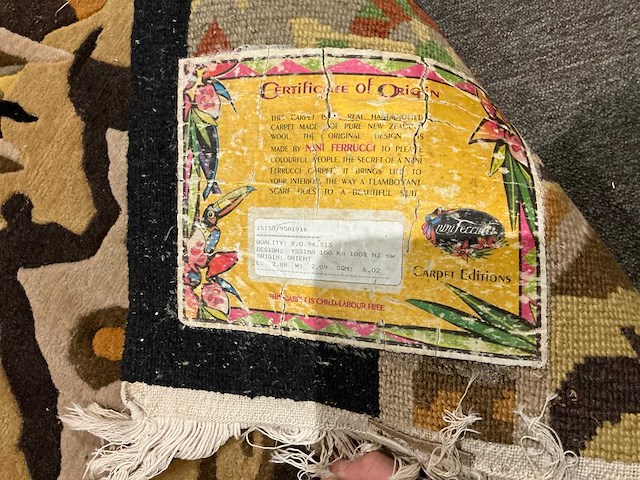 Yssima by mini ferrucci hangdemaakt designtapijt - afbeelding 4 van  4