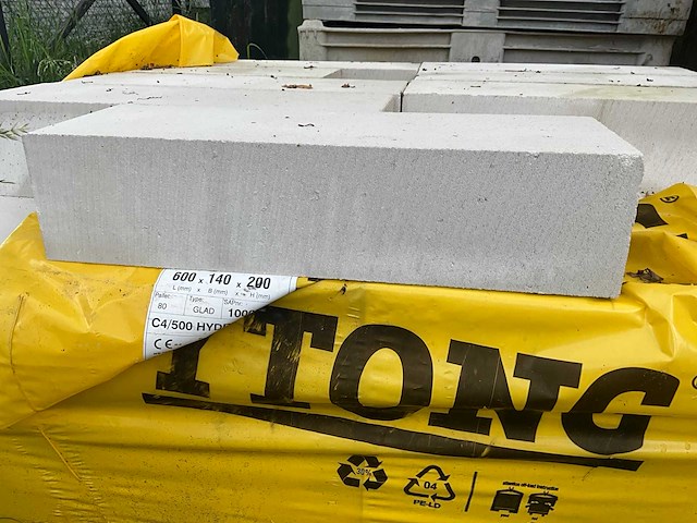 Ytong gehydrofobeerde kimblokken (97x) - afbeelding 1 van  6