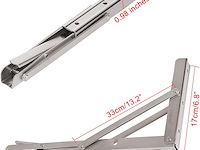 Yumore opvouwbare plankbeugels - afbeelding 3 van  3
