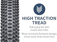 Yunscm 2-pcs 20-inch fietsbanden 20x2.35/57-406 - afbeelding 2 van  5