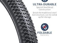 Yunscm 2-pcs 20-inch fietsbanden 20x2.35/57-406 - afbeelding 4 van  5