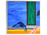 Yvan theys - dolce farniente - olie op doek - 90x90 cm - 1972 - afbeelding 2 van  9