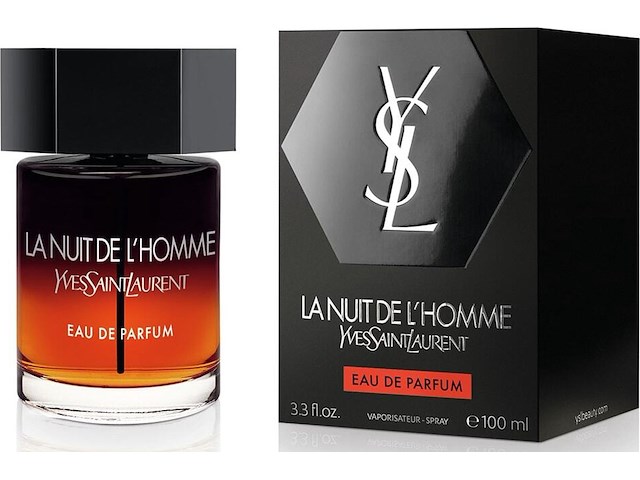 Yves saint laurent - la nuit de l´homme edp 100ml - afbeelding 1 van  3