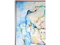 Yvonne simons - verstrengelde naaktfiguren - olie op doek - 108x118 cm - 1977 - afbeelding 6 van  10