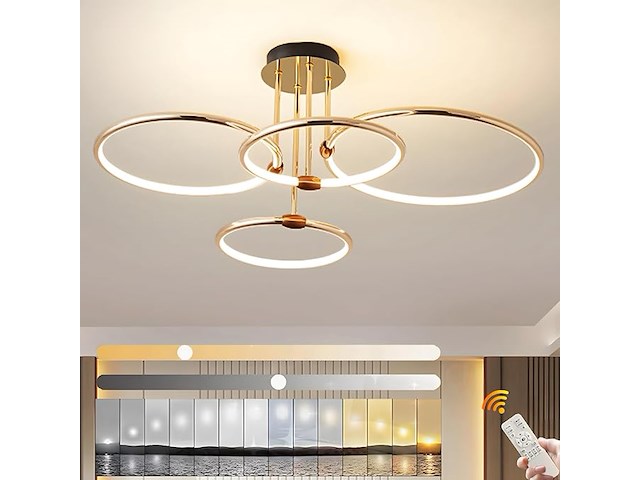 Yyutluo led-plafondlamp - afbeelding 1 van  3