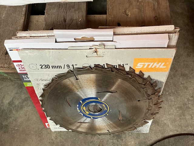 Zaagblad hout (8x) - afbeelding 1 van  2