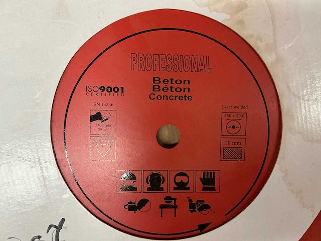 Zaagblad steen / beton + diverse (5x) - afbeelding 3 van  7